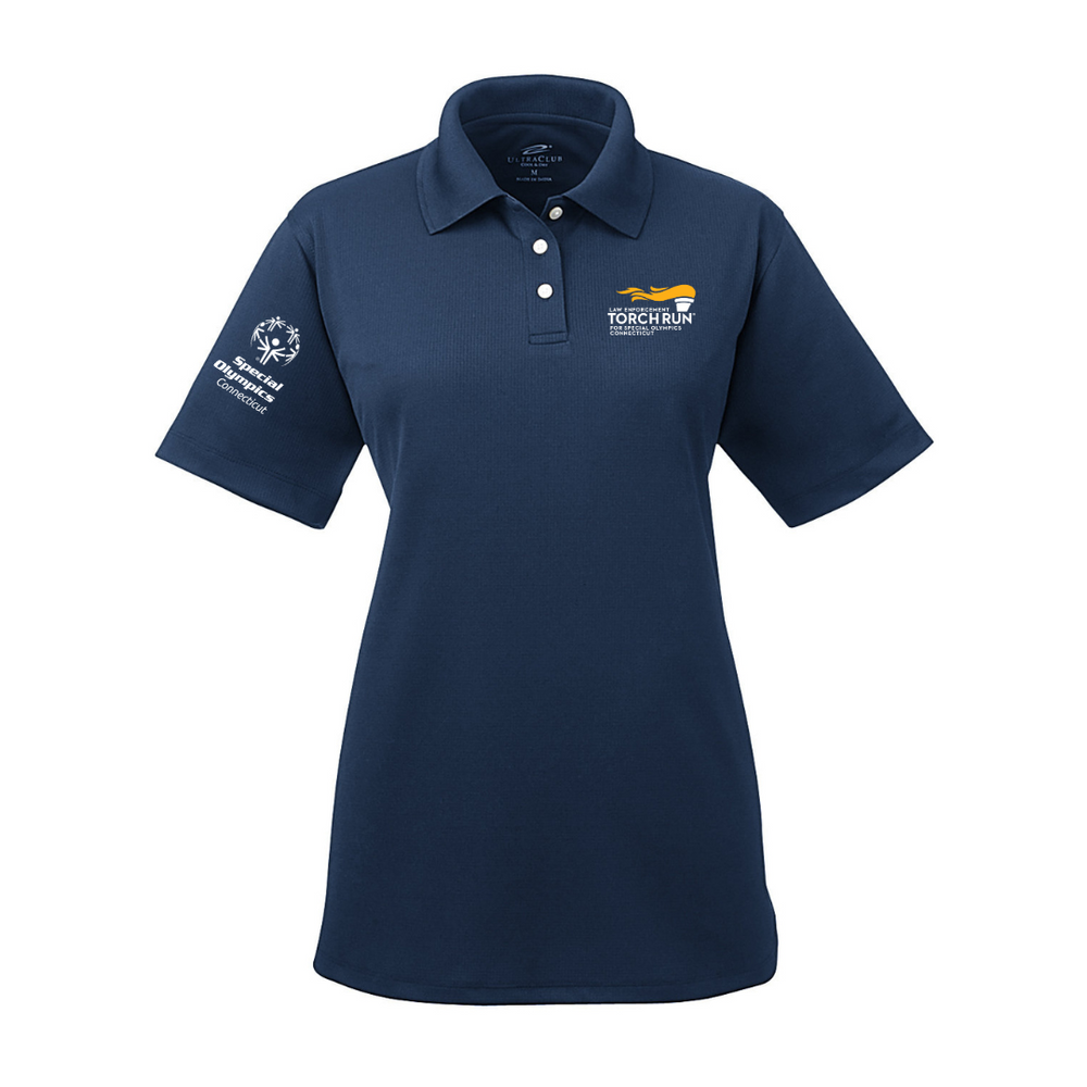 Special Olympics CT LETR Ladies Navy Polo
