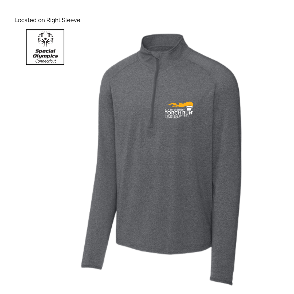 Special Olympics CT Mens LETR Light Weight 1/2 Zip