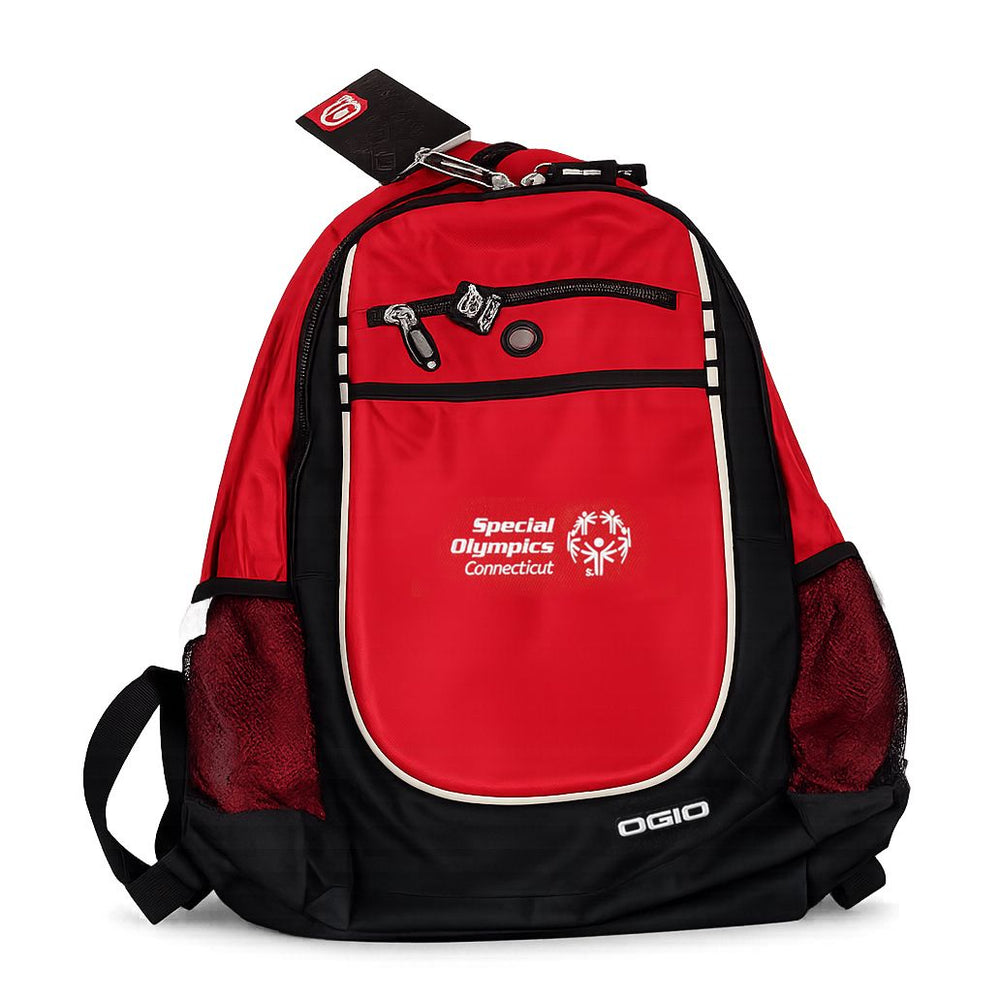 Special Olympics CT Primary Logo OGIO Carbon Backpack Black / Red