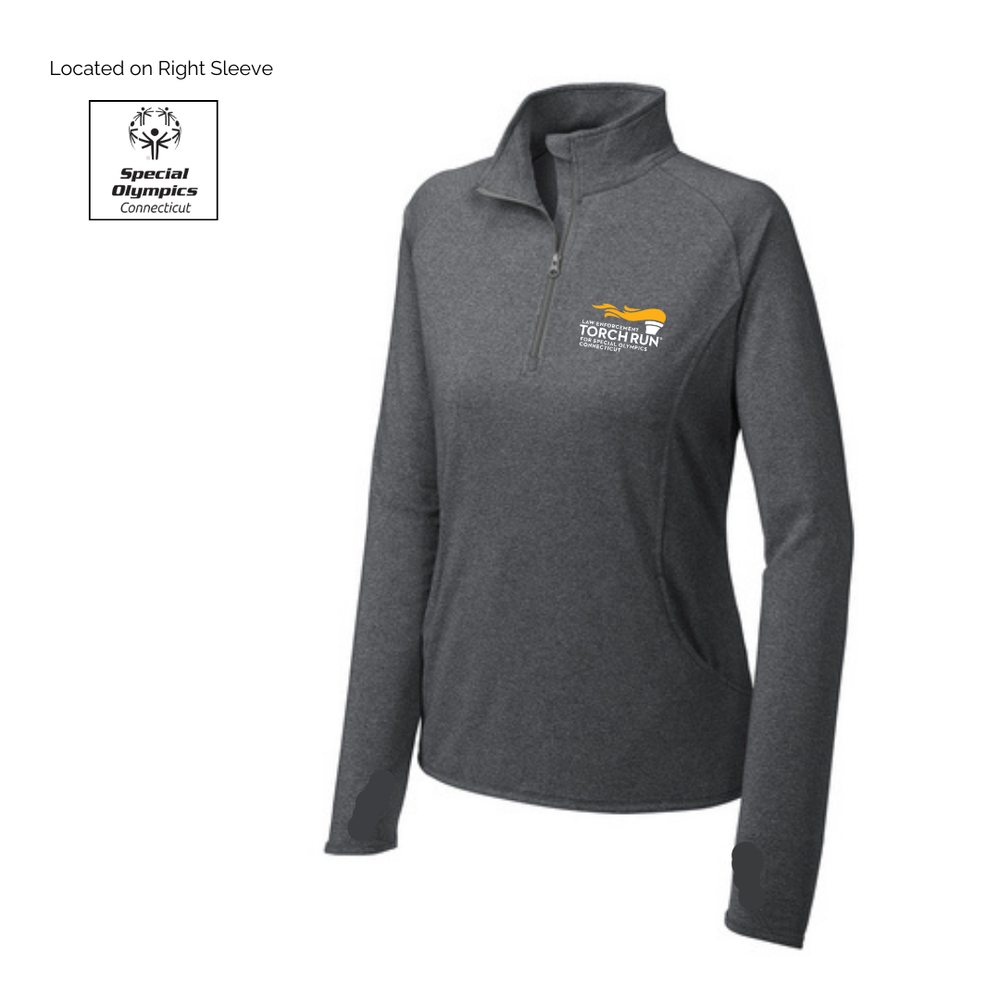 Special Olympics CT Ladies LETR Light Weight 1/2 Zip