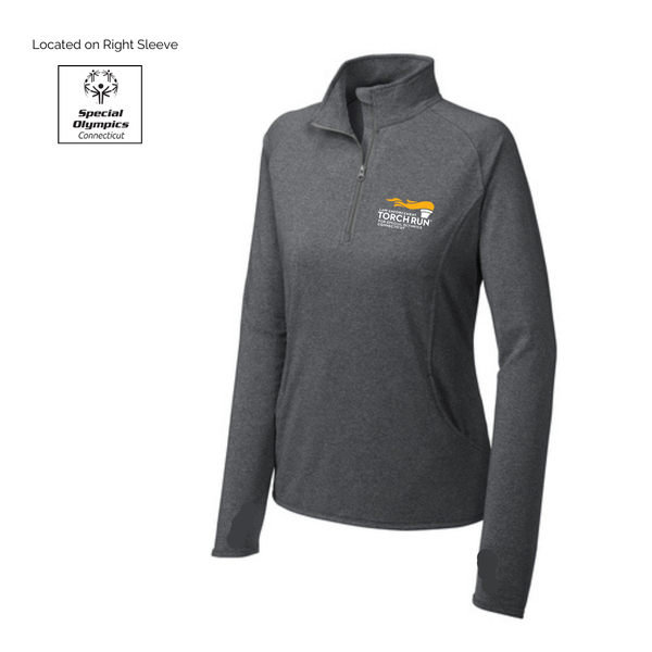 Special Olympics CT Ladies LETR Light Weight 1/2 Zip