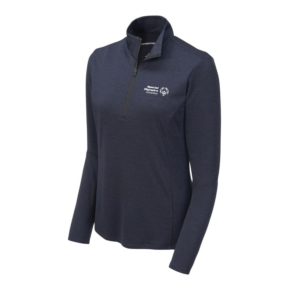 Special Olympics CT Primary Logo Ladies' 1/2 Zip Pullover Product View