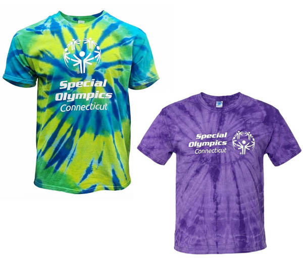 Special Olympics CT Primary Logo Short Sleeve Tie Dye T-Shirt