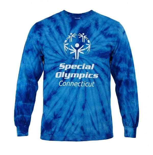 Special Olympics CT Primary Logo Long Sleeve Tie Dye T-Shirt